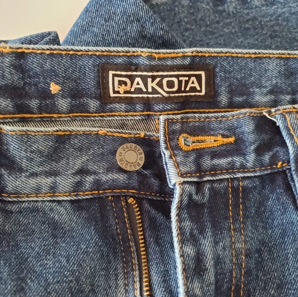 Dakota Men's Straight Leg Denim Jeans, 36W x 30L, Stonewash - Picture 3 of 5